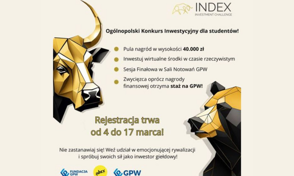 INDEX Investment Challenge - największy konkurs inwestycyjny dla studentów!