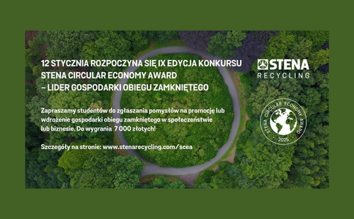 IX edycja konkursu Stena Circular Economy Award – Lider Gospodarki Obiegu Zamkniętego