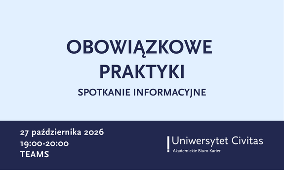 Obowiązkowe praktyki. Spotkanie z opiekunem praktyk i ABK.