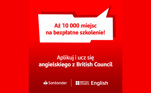 Szkolenie Santander  English Online 2025 - British Council