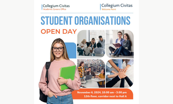 Zapraszamy na kolejną odsłonę Dnia Otwartego organizacji studenckich CC! / We would like to invite you to the next edition of the Student organisations Open Day!