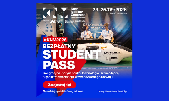 Student Pass Kongres Nowej Mobilności 2026 i Deep Tech Transformation Forum