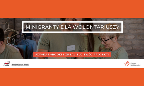 MINI GRANTY WOLONTARIACKIE - NOWY NABÓR – WRZESIEŃ 2024