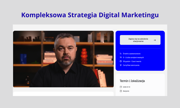 Kompleksowa strategia digital marketingu