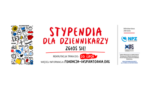 9. EDYCJA  PROGRAMU STYPENDIALNEGO DLA MŁODYCH DZIENNIKARZY!