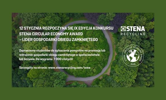 IX edycja konkursu Stena Circular Economy Award – Lider Gospodarki Obiegu Zamkniętego