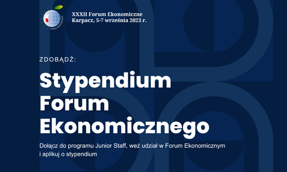 Zdobądź stypendium Forum Ekonomicznego