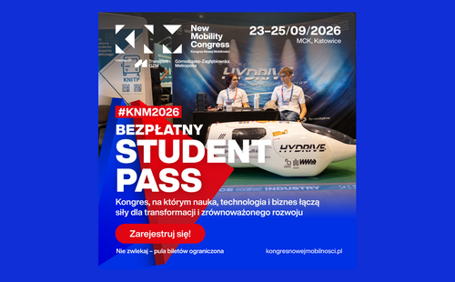 Student Pass Kongres Nowej Mobilności 2026 i Deep Tech Transformation Forum