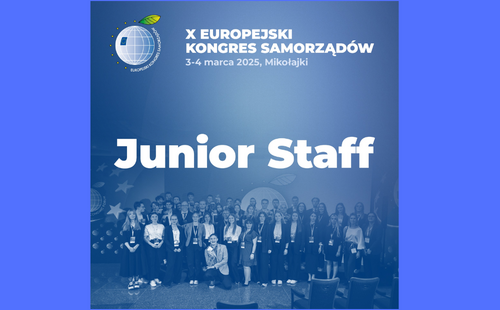 Program Praktyk Junior Staff pod czas X edycji Europejskiego Kongresu Samorządów.