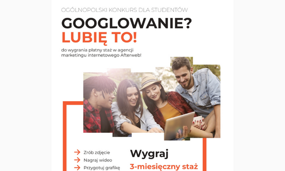 Weź udział w ogólnopolskim konkursie "Googlowanie? Lubię to!".