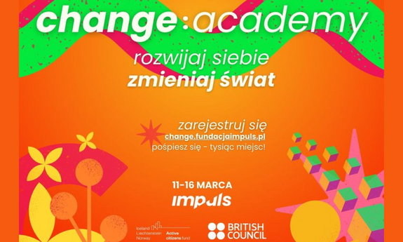 Fundacja Impuls we współpracy z British Council Polska zaprasza do udziału w change:academy