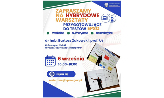 Warsztaty przygotowujące do testów EPSO 6 września