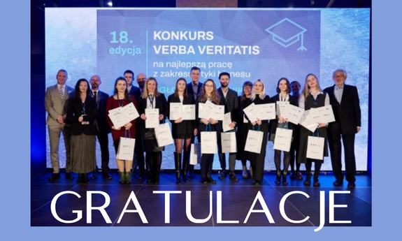 Praca magisterska naszego Absolwenta p. Serhii Podusa, otrzymała wyróżnienie w XVIII Edycji Konkursu Verba Veritatis!