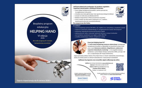 Bezpłatny program edukacyjnym "Helping Hand - VI edycja"