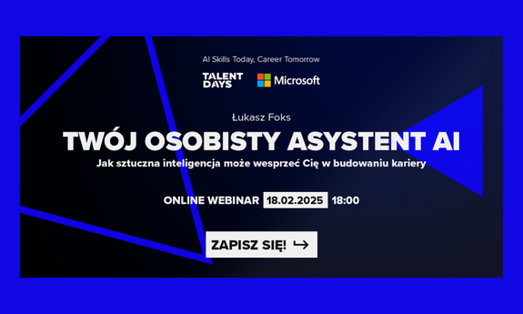 TWÓJ OSOBISTY ASYSTENT AI. Bezpłatny webinar.