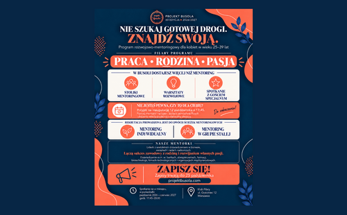 Ruszyła rejestracja do XII edycji projektu Busola.  Nie czekaj - zapisz się już dziś!